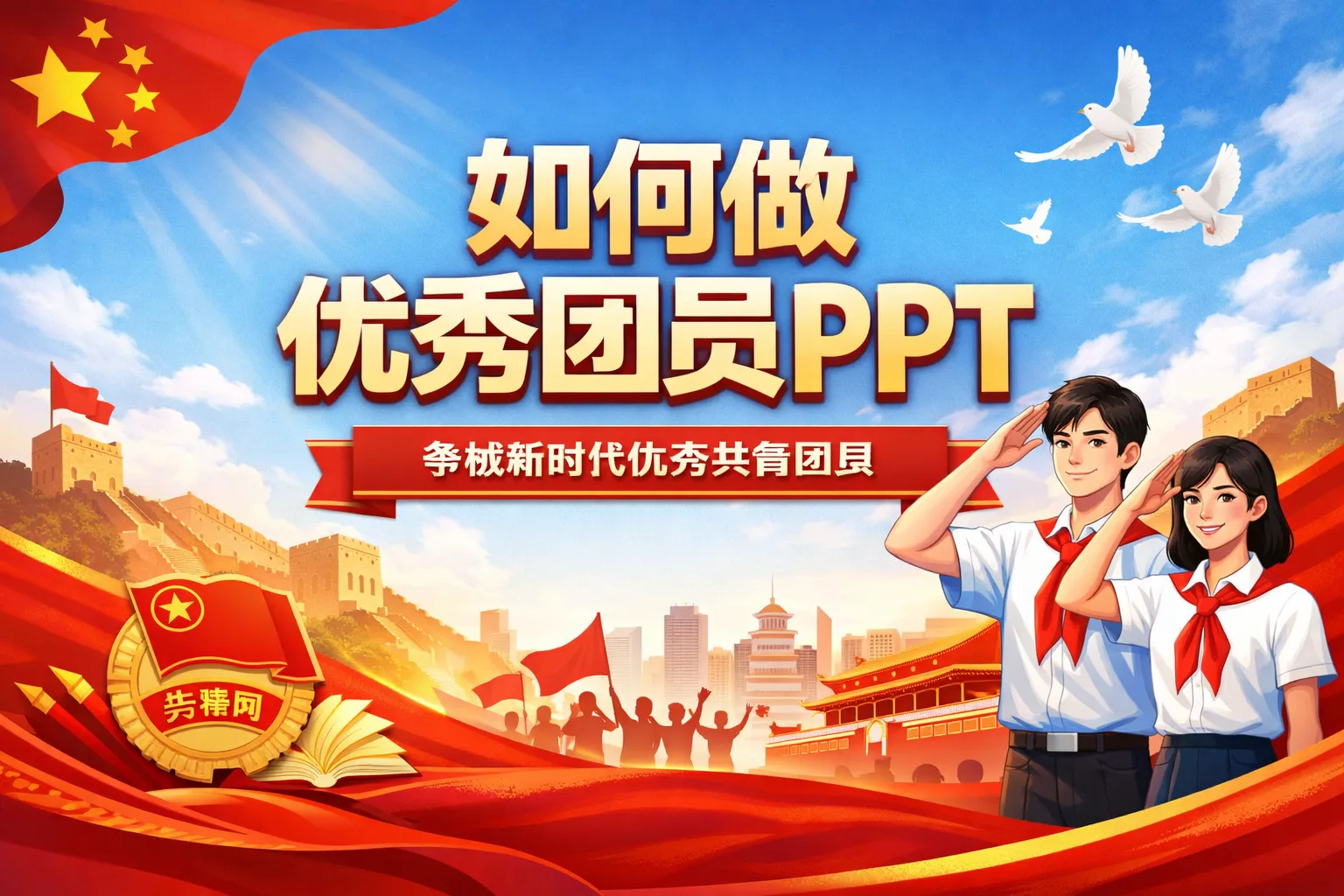 如何做优秀团员ppt