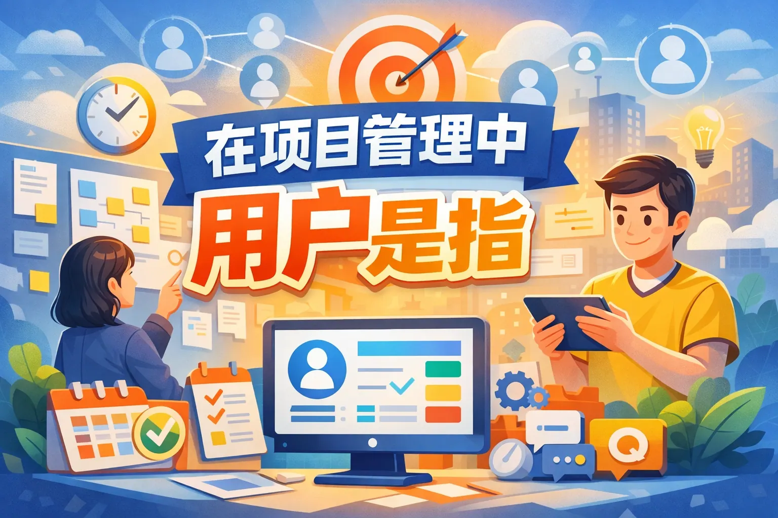 在项目管理中用户是指