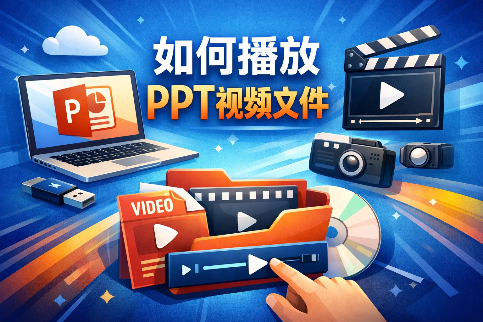 如何播放ppt视频文件