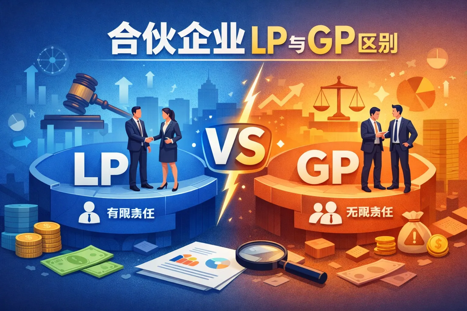 合伙企业lpg p区别