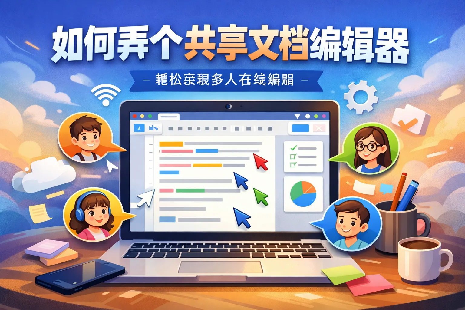 如何弄个共享文档编辑器