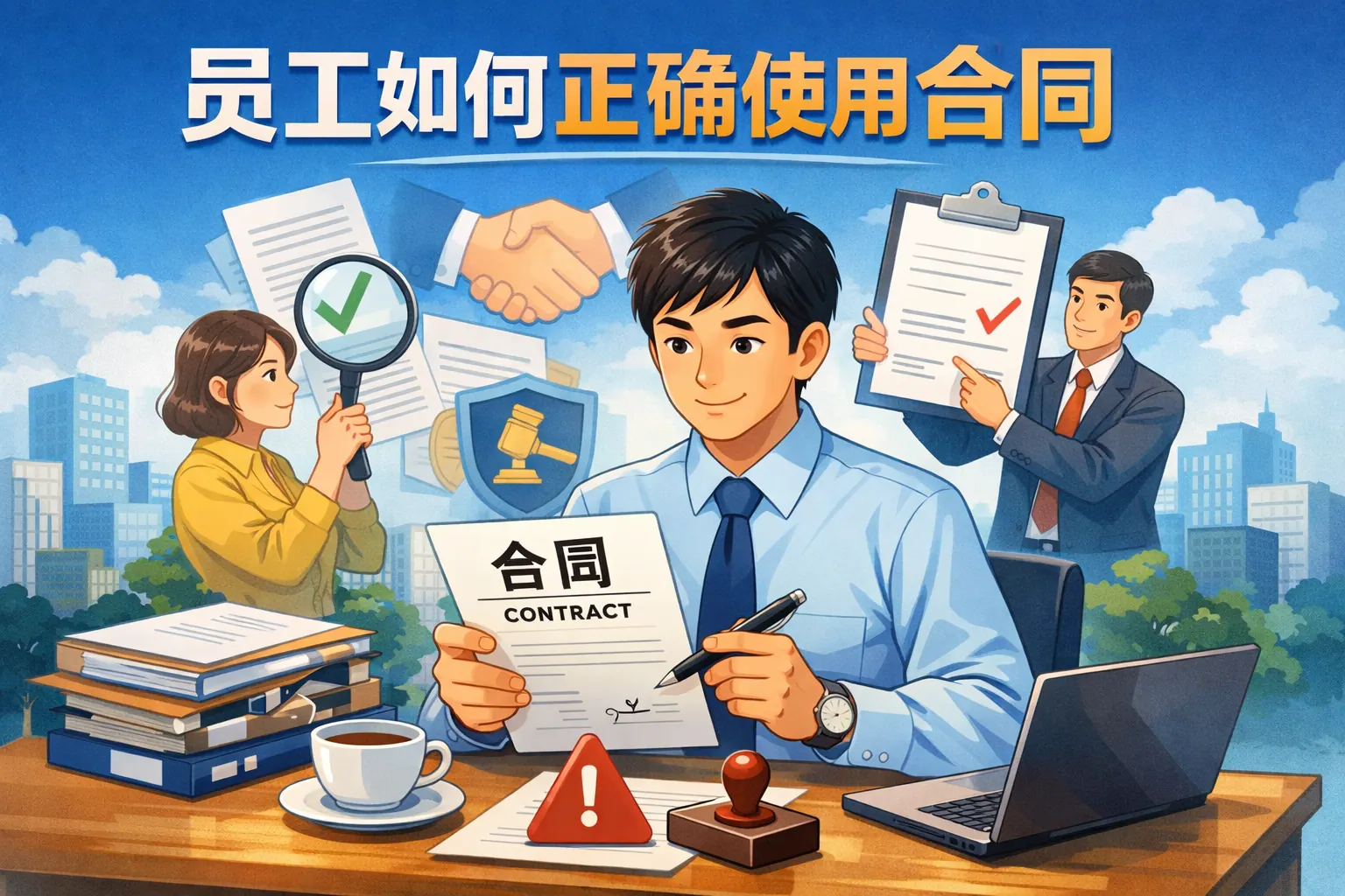 员工如何正确使用合同