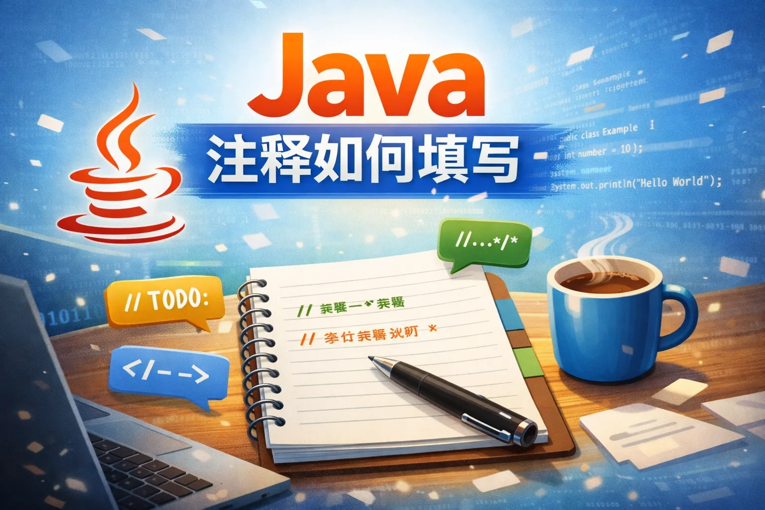 java注释如何填写