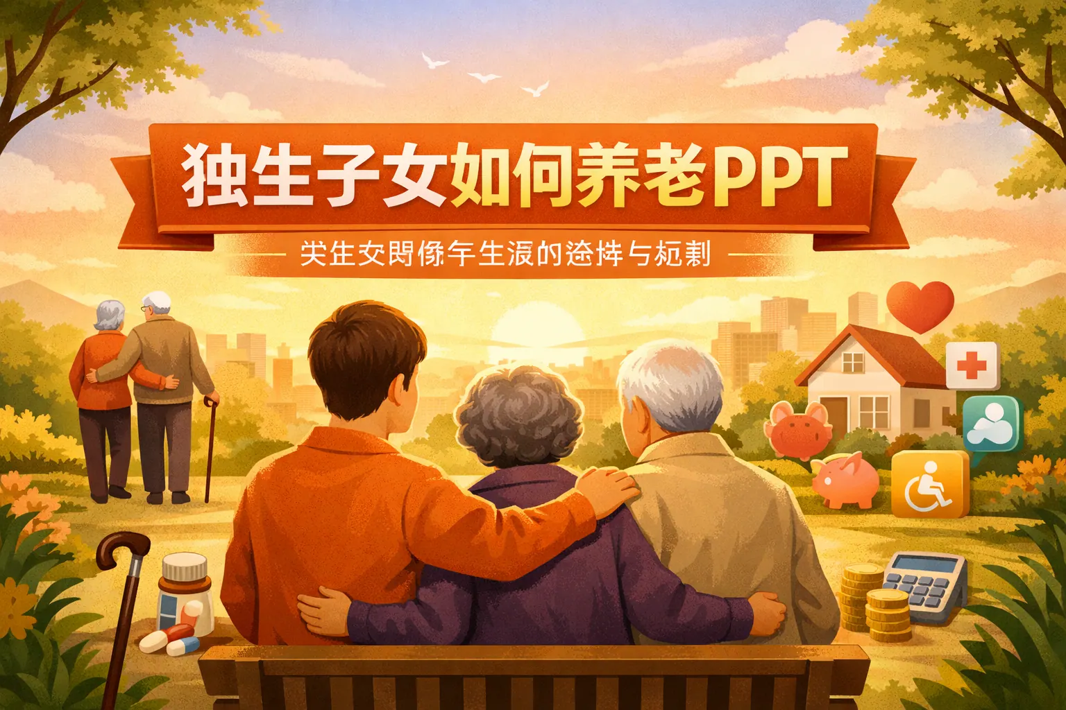 独生子女如何养老ppt