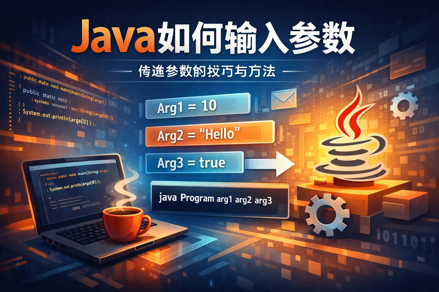 java如何输入参数