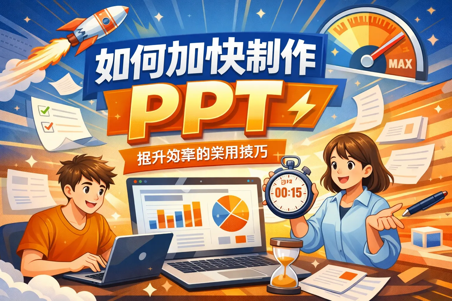 如何加快制作PPT