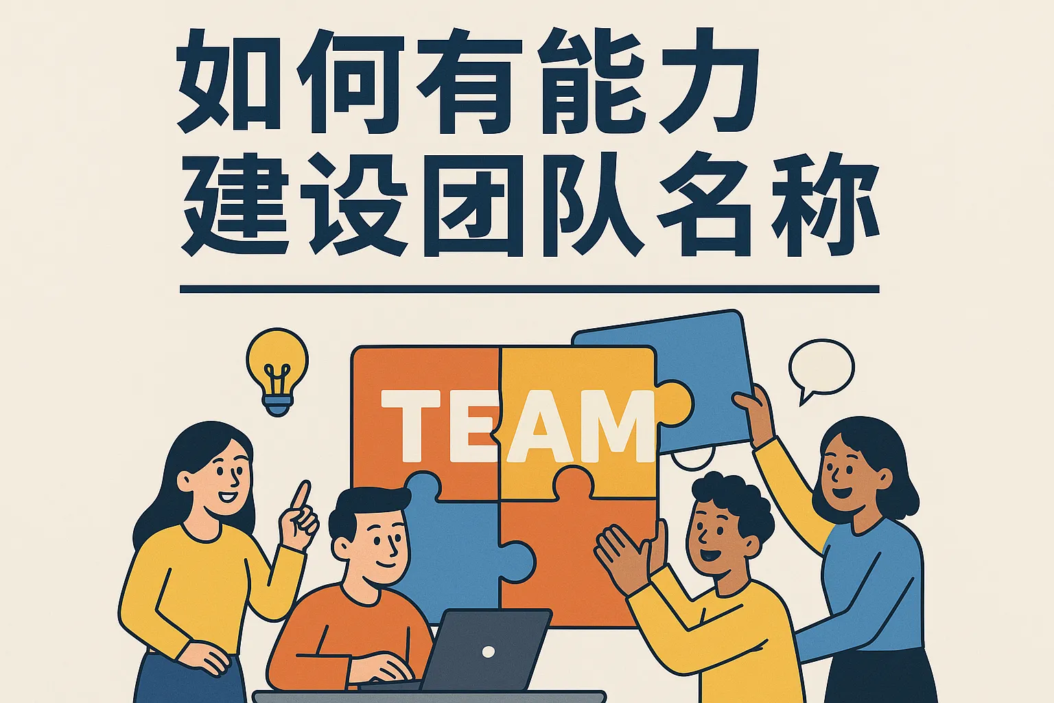如何有能力建设团队名称