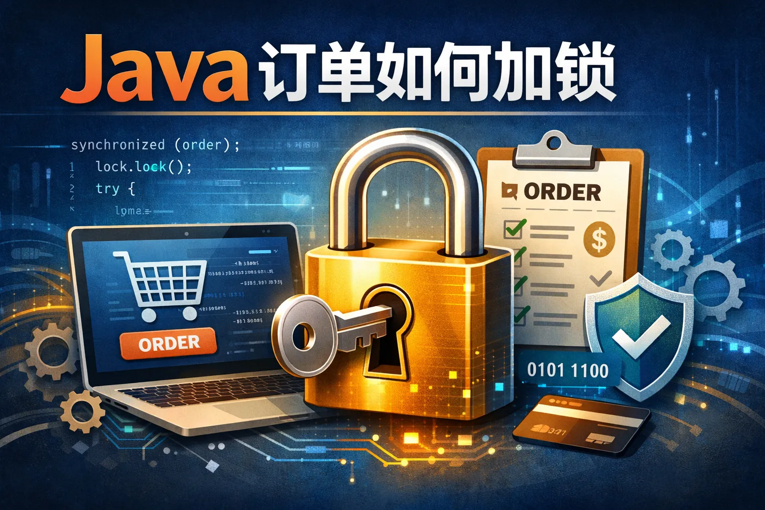 java订单如何加锁