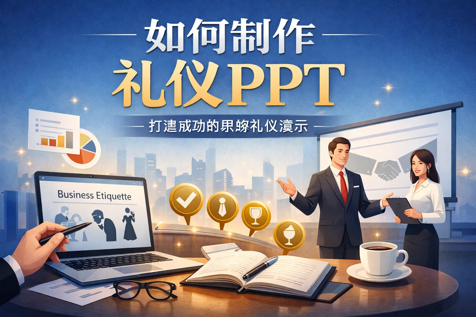 如何制作礼仪ppt