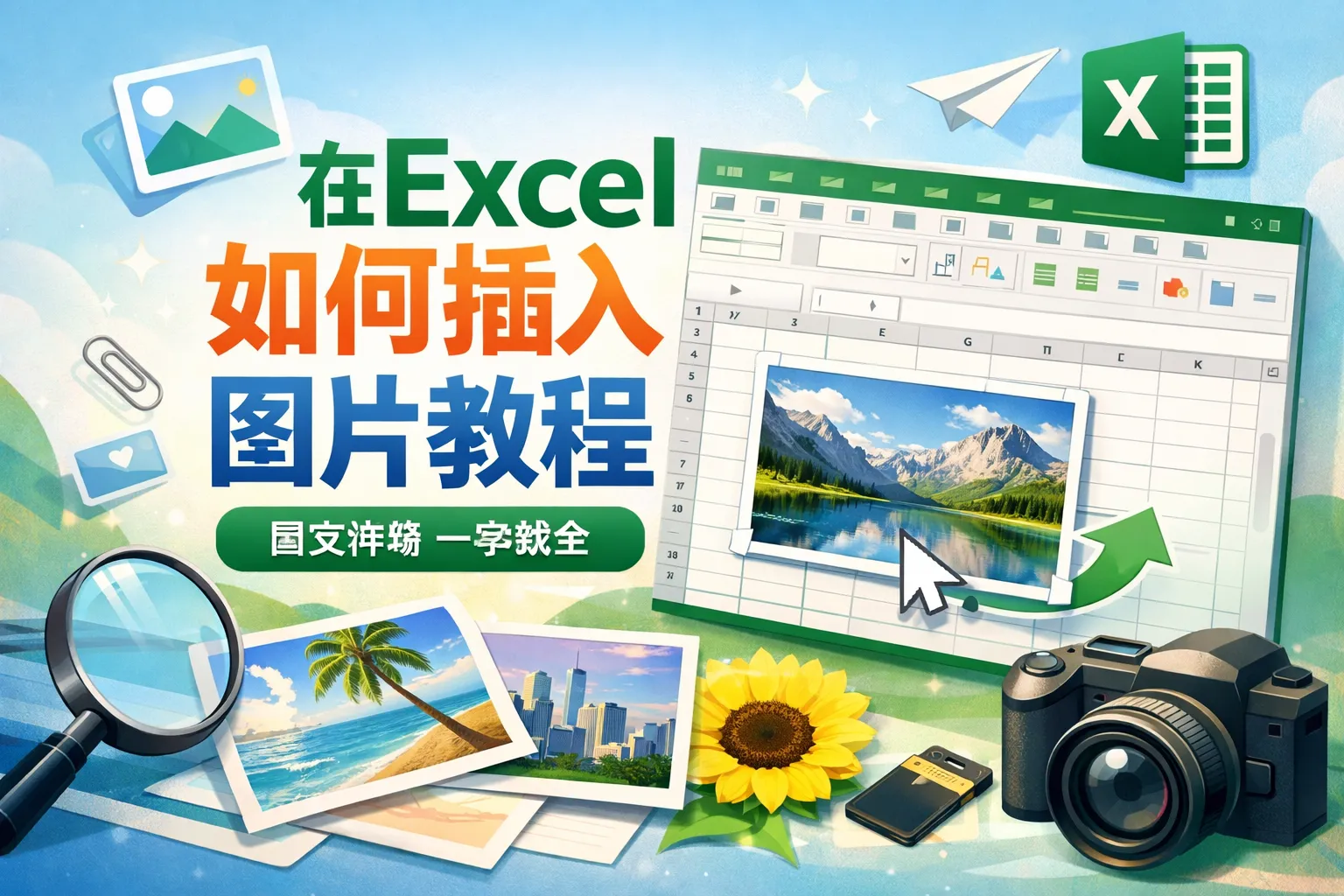 在excel如何插入图片教程
