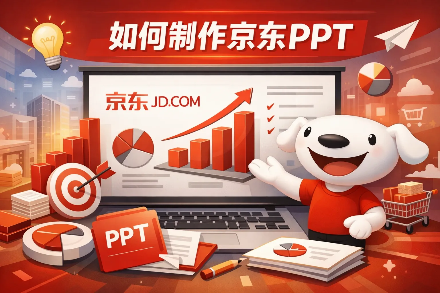 如何制作京东ppt