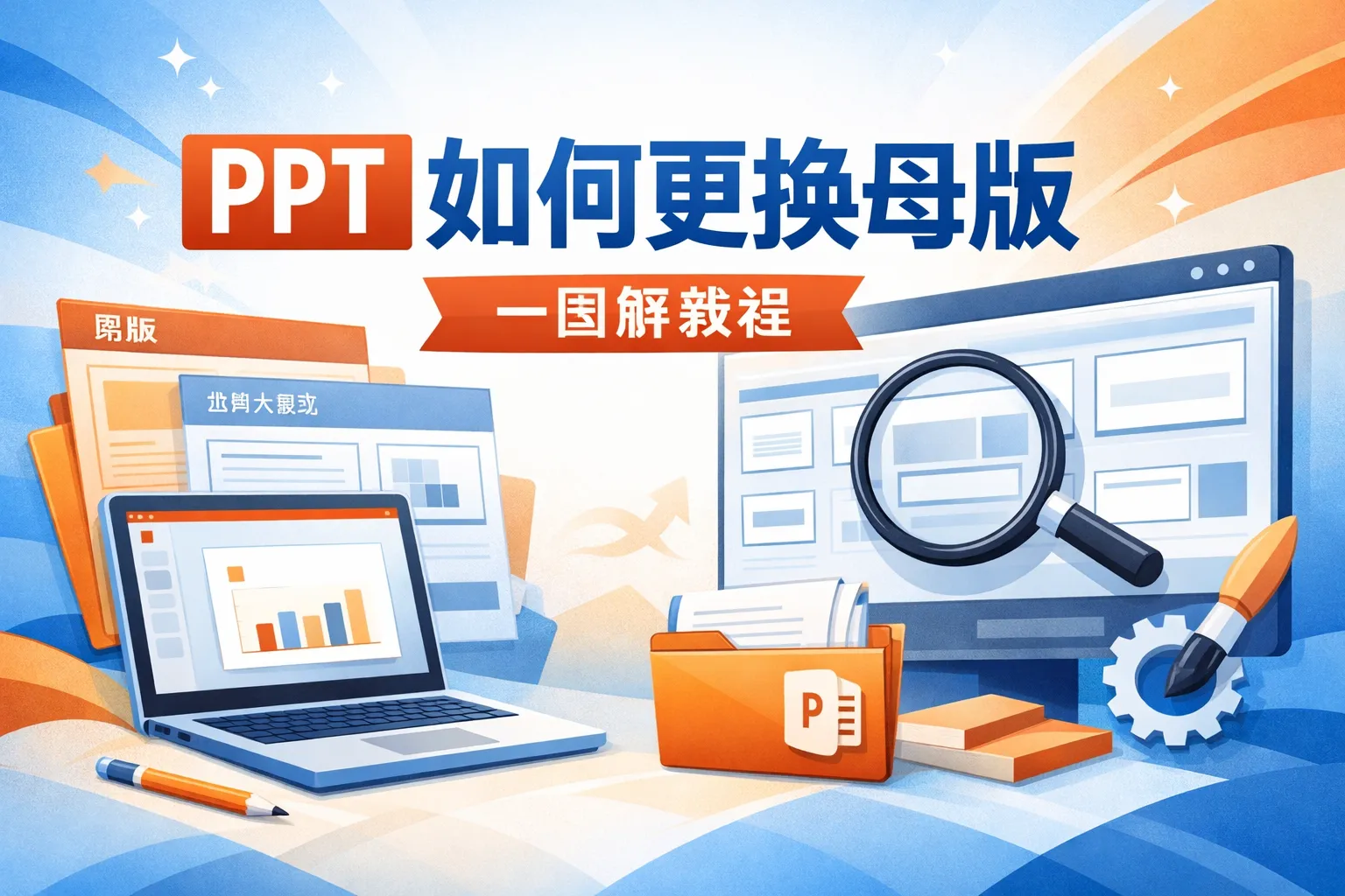 ppt 如何更换母版