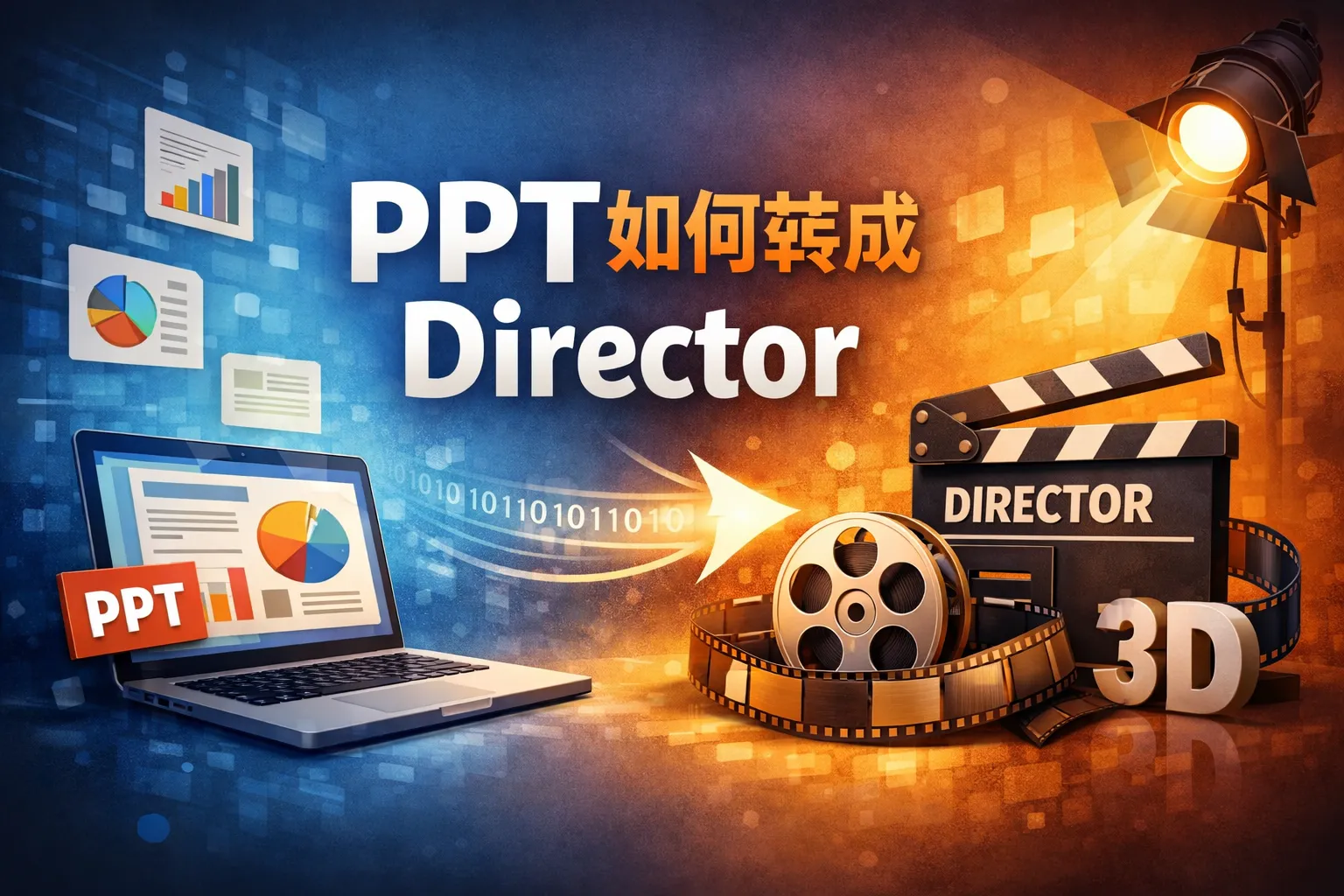 ppt如何转成director