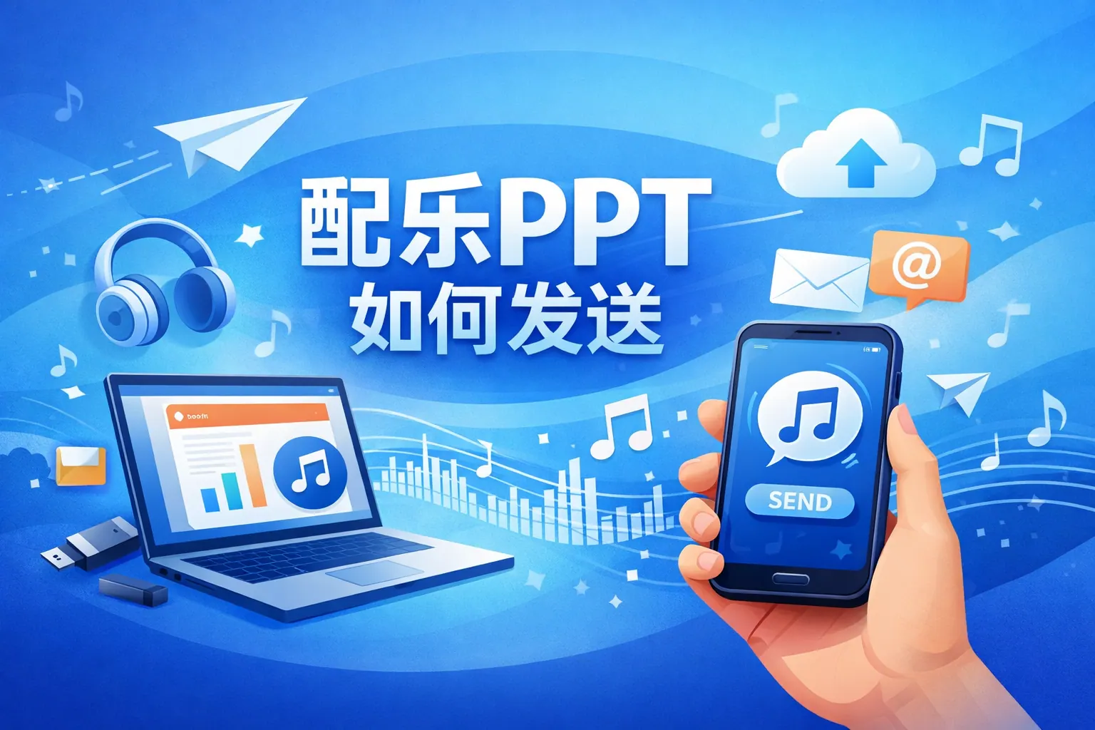 配乐ppt如何发送