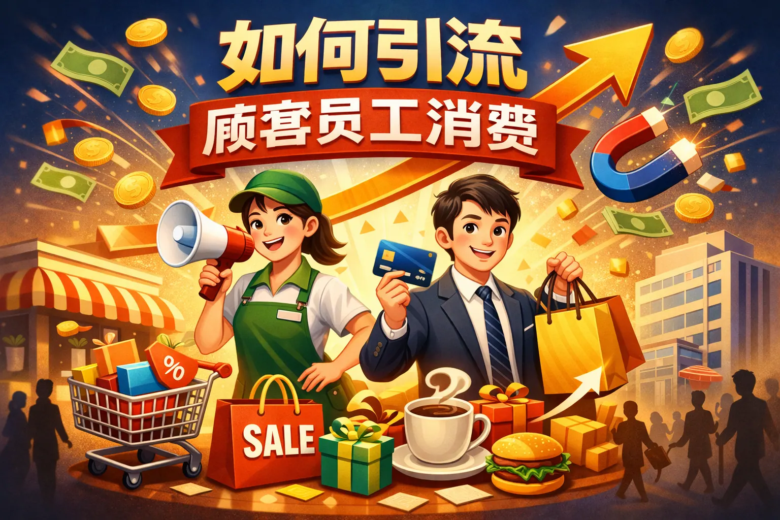 如何引流顾客员工消费