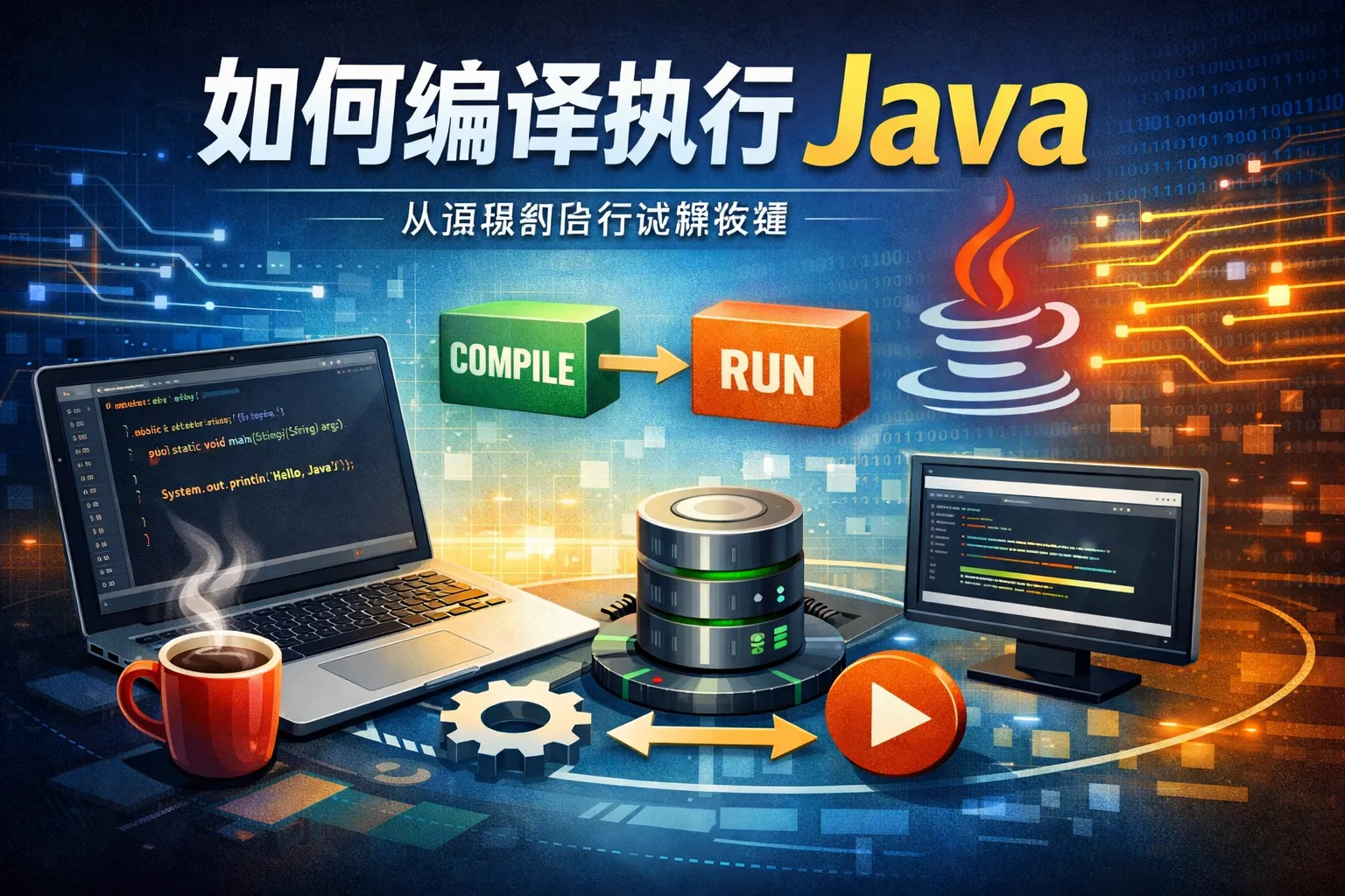 如何编译执行java
