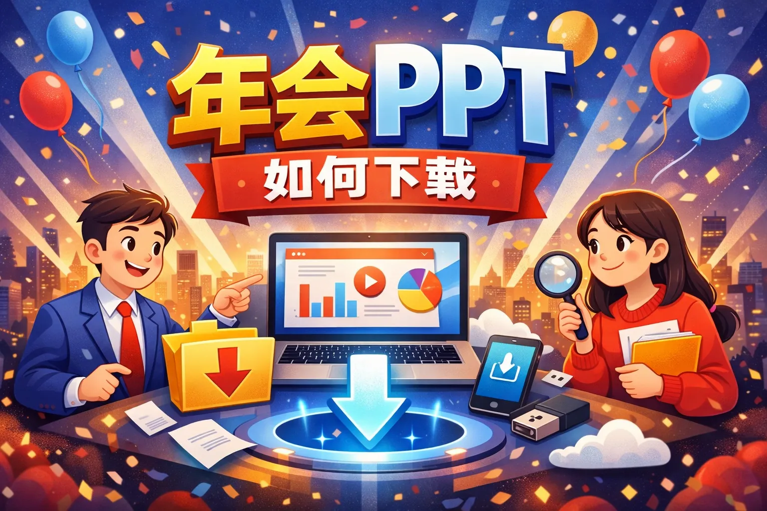 年会PPT如何下载