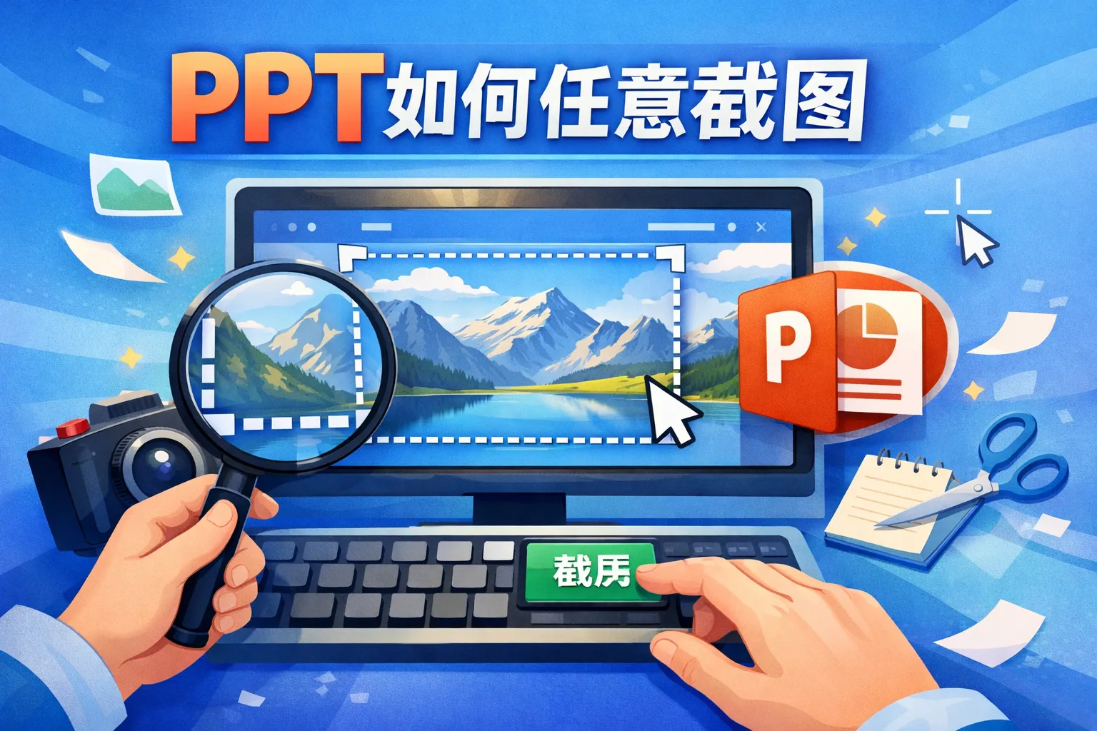 ppt如何任意截图