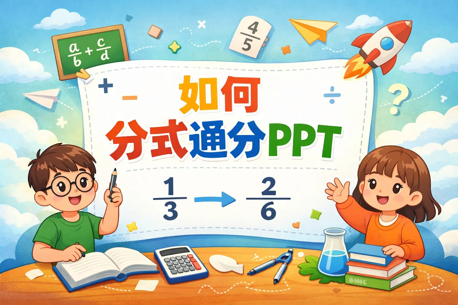 如何分式通分PPT