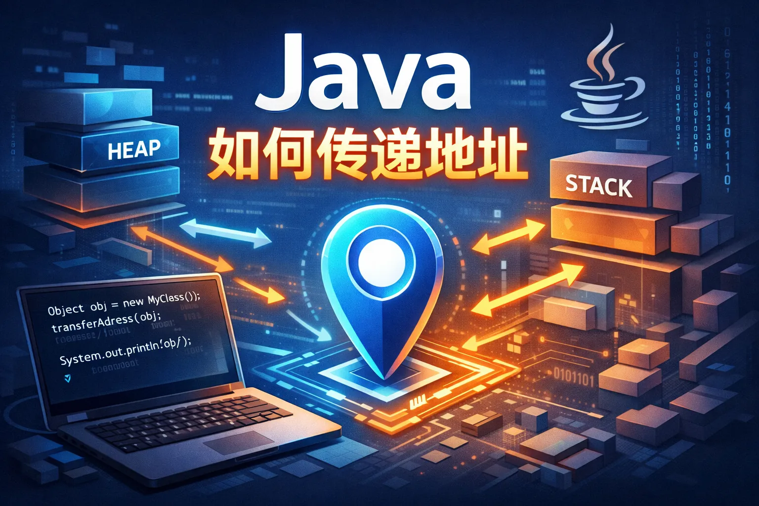 java如何传递地址