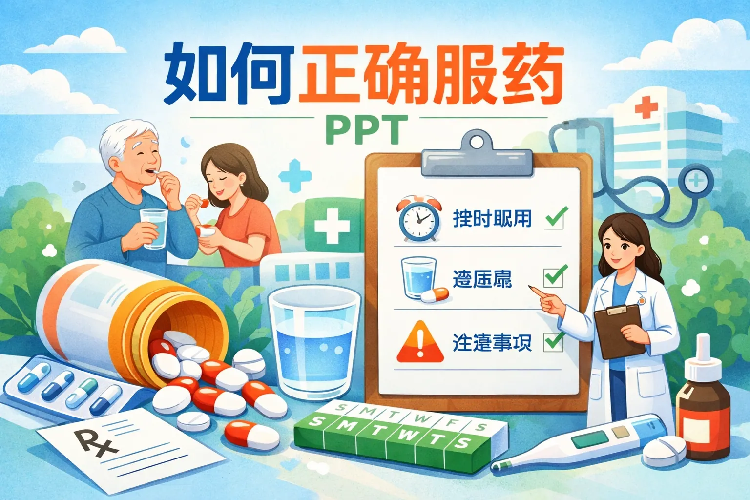 如何正确服药ppt
