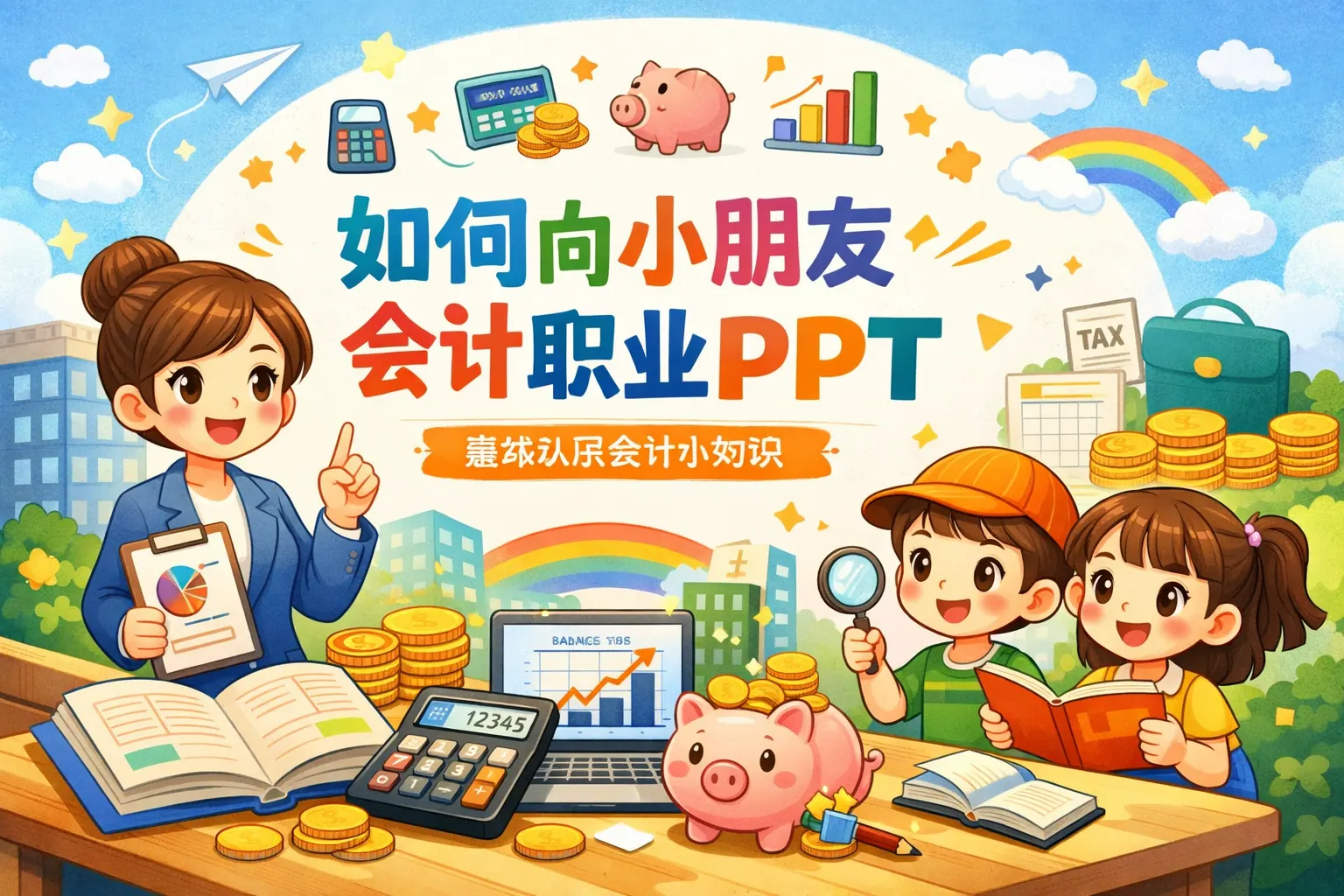 如何向小朋友介绍会计职业ppt