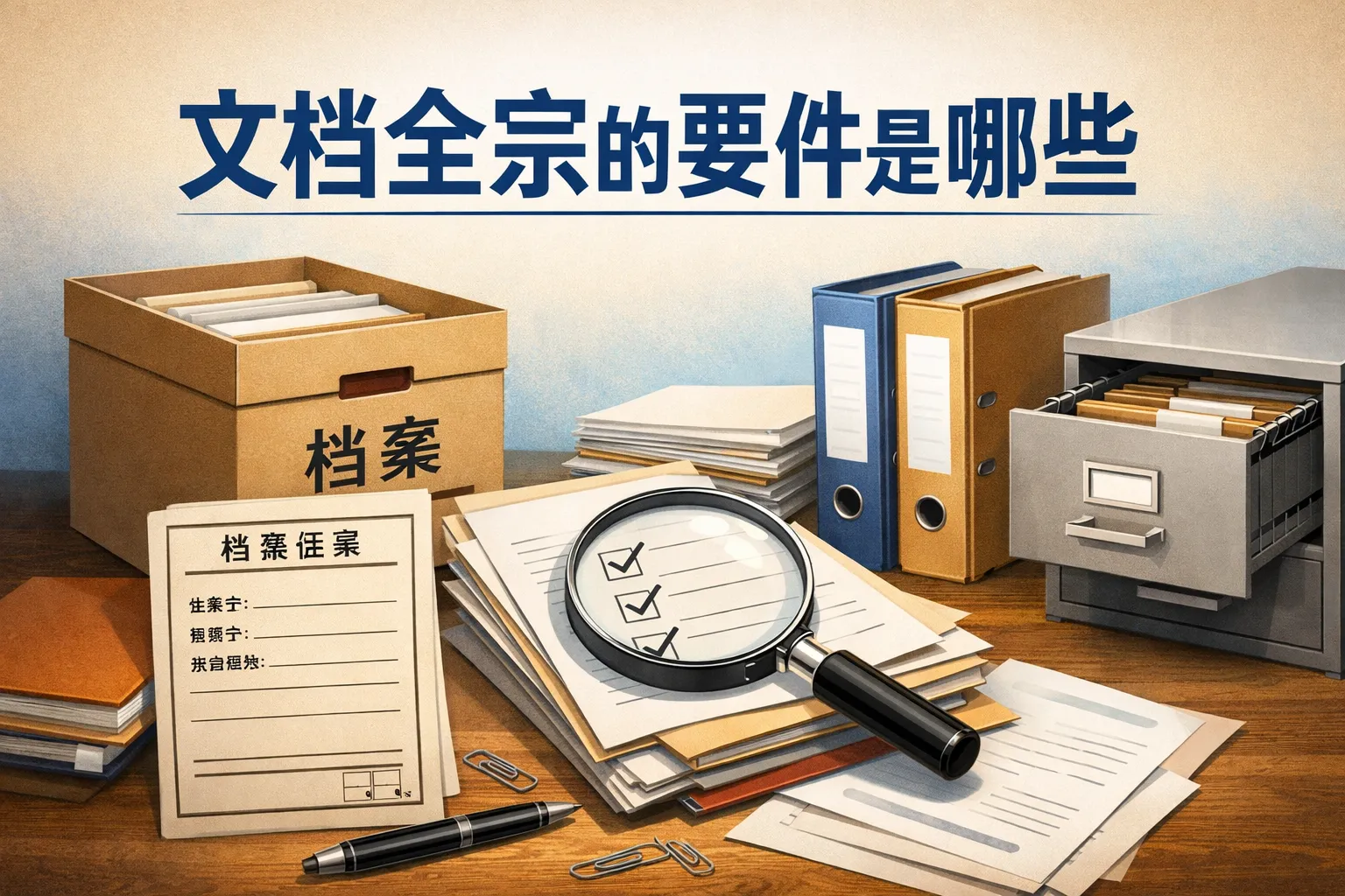 文档全宗的要件是哪些