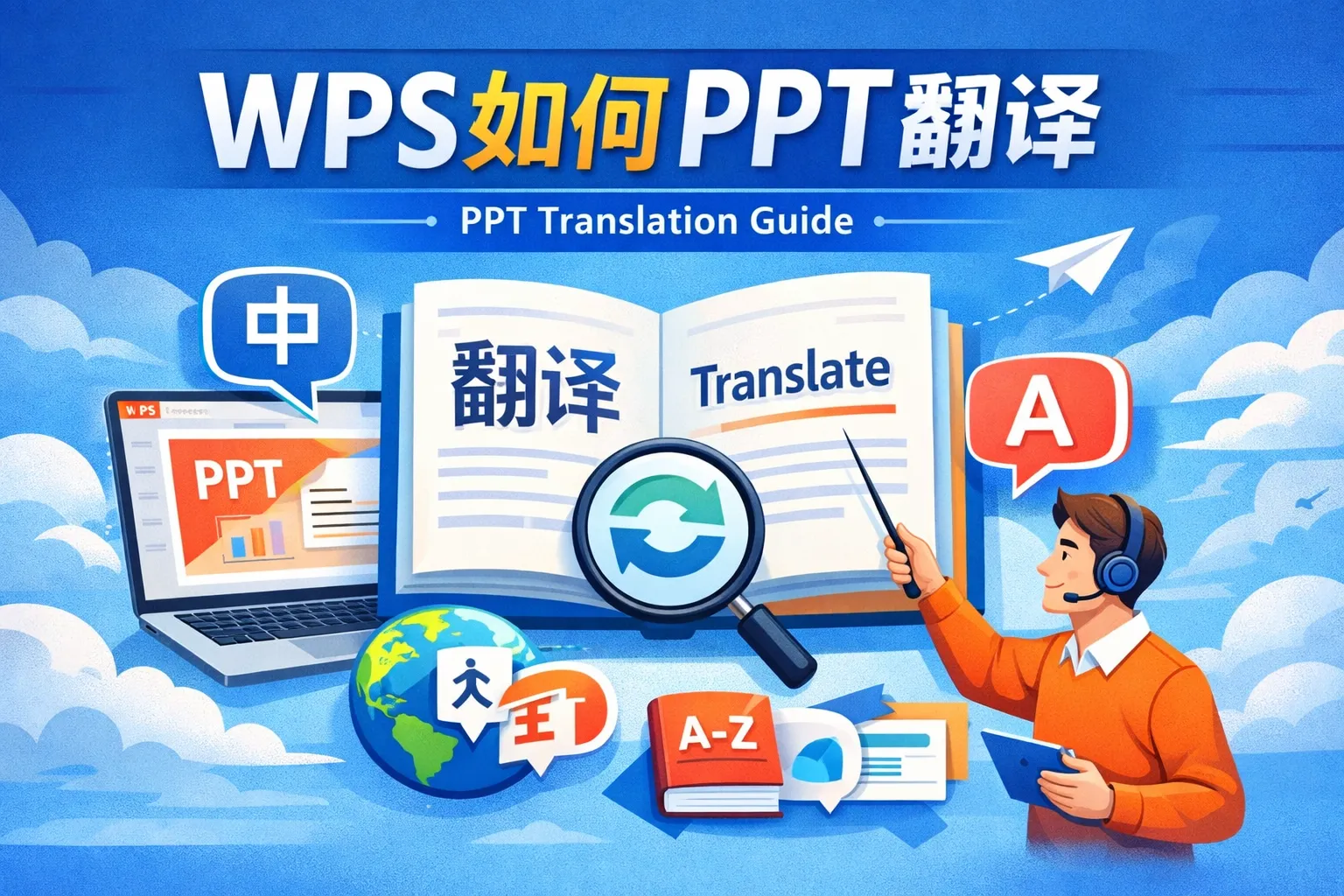 wps如何ppt翻译