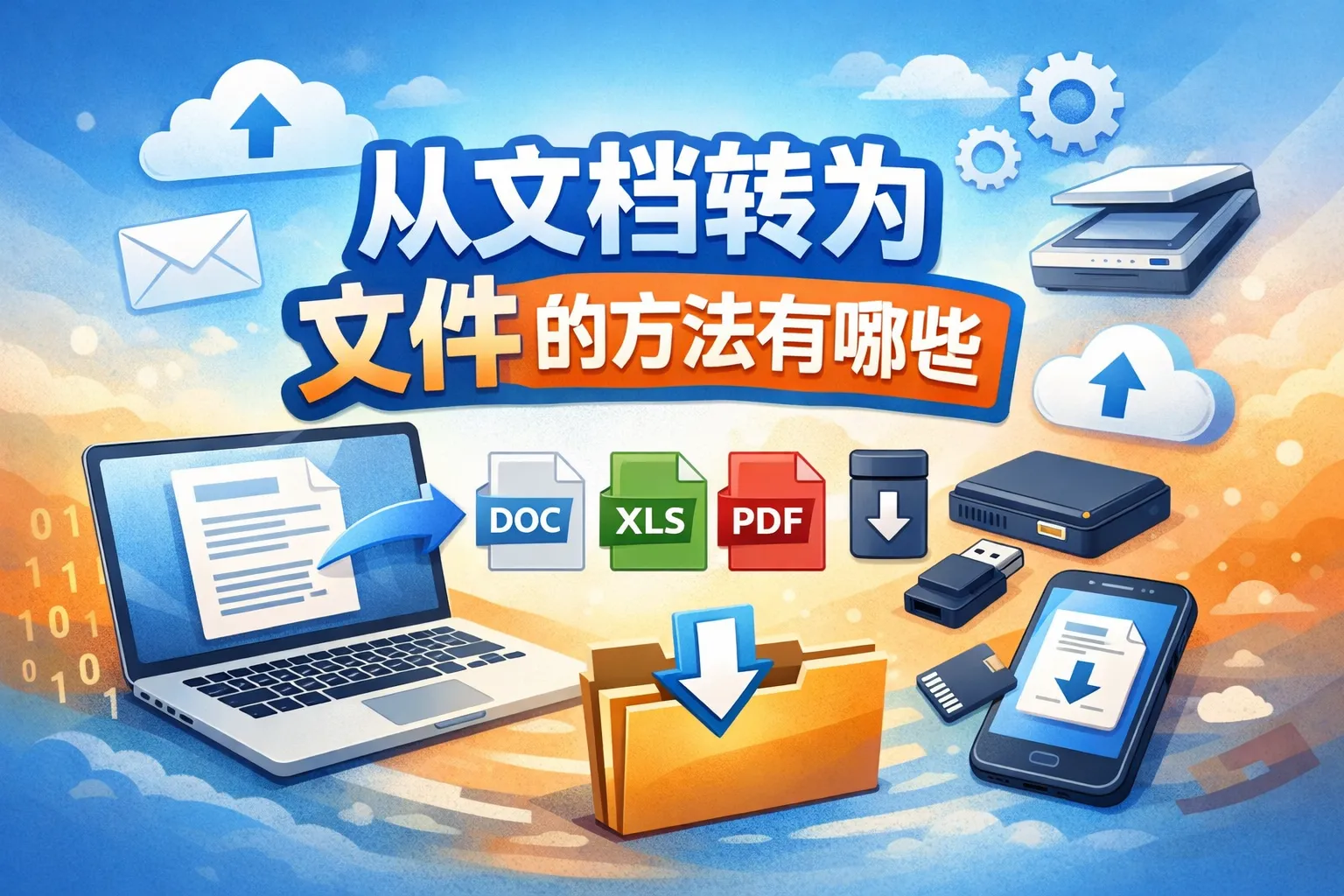 从文档转为文件的方法有哪些