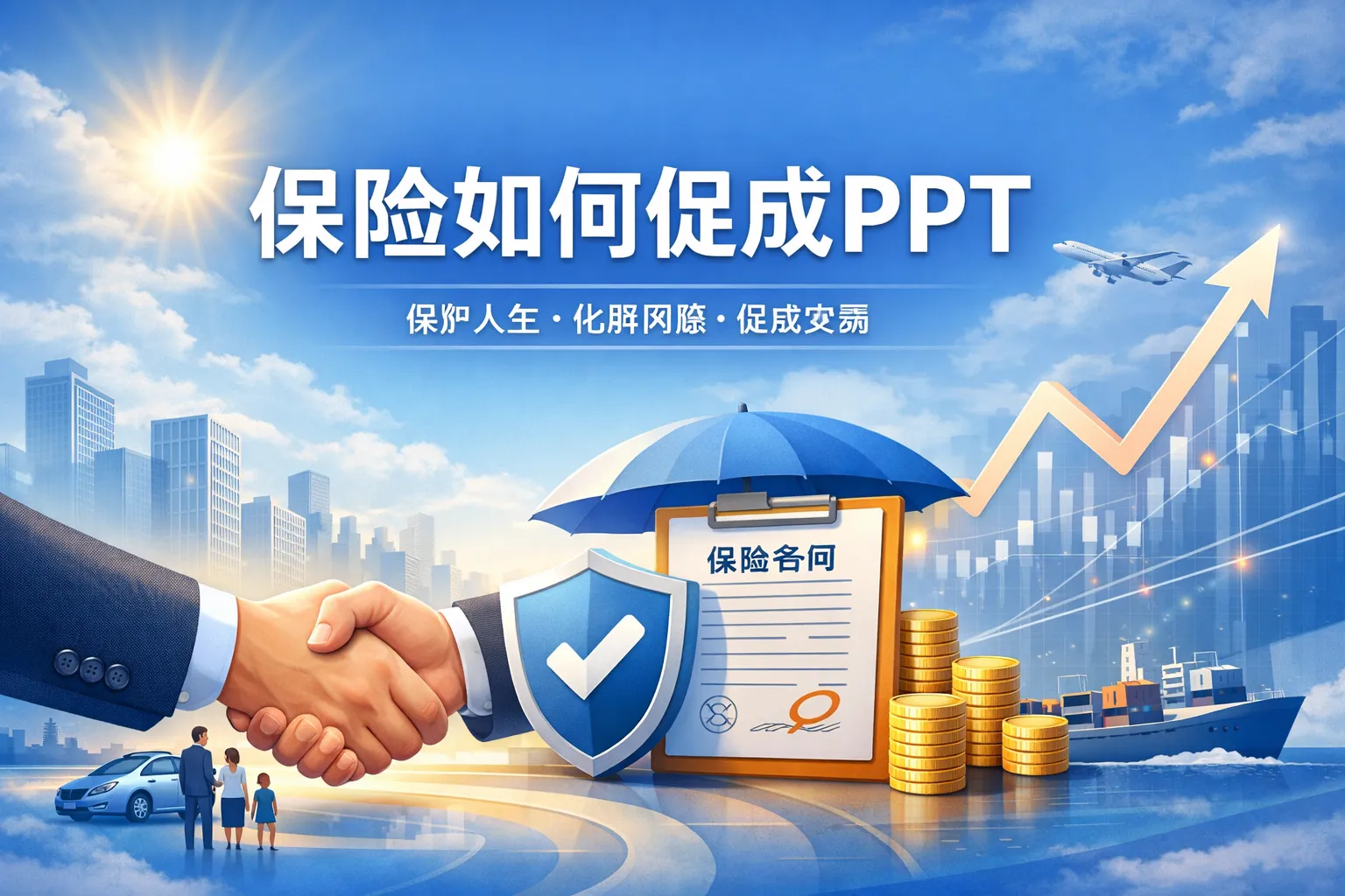 保险如何促成ppt