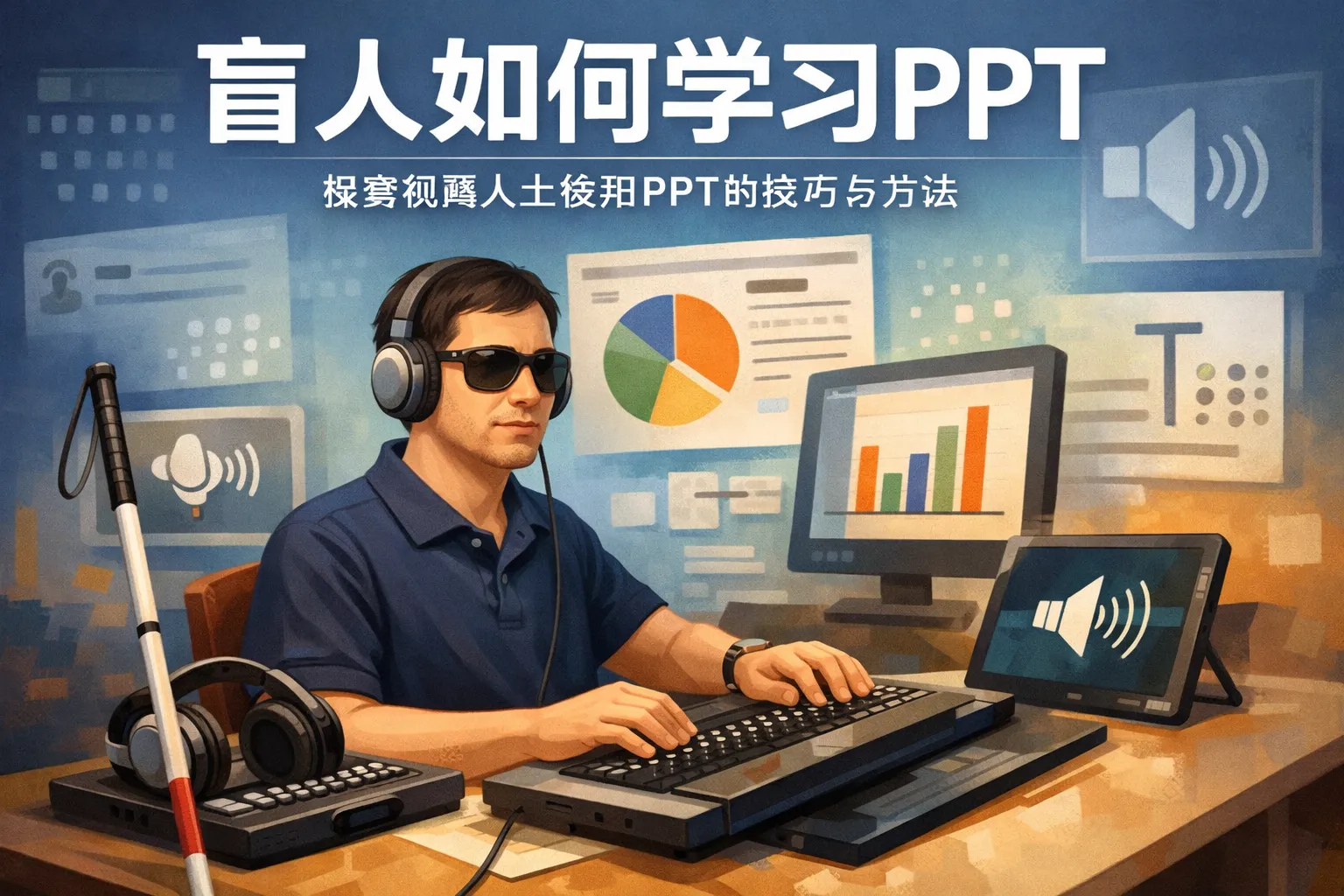 盲人如何学习ppt