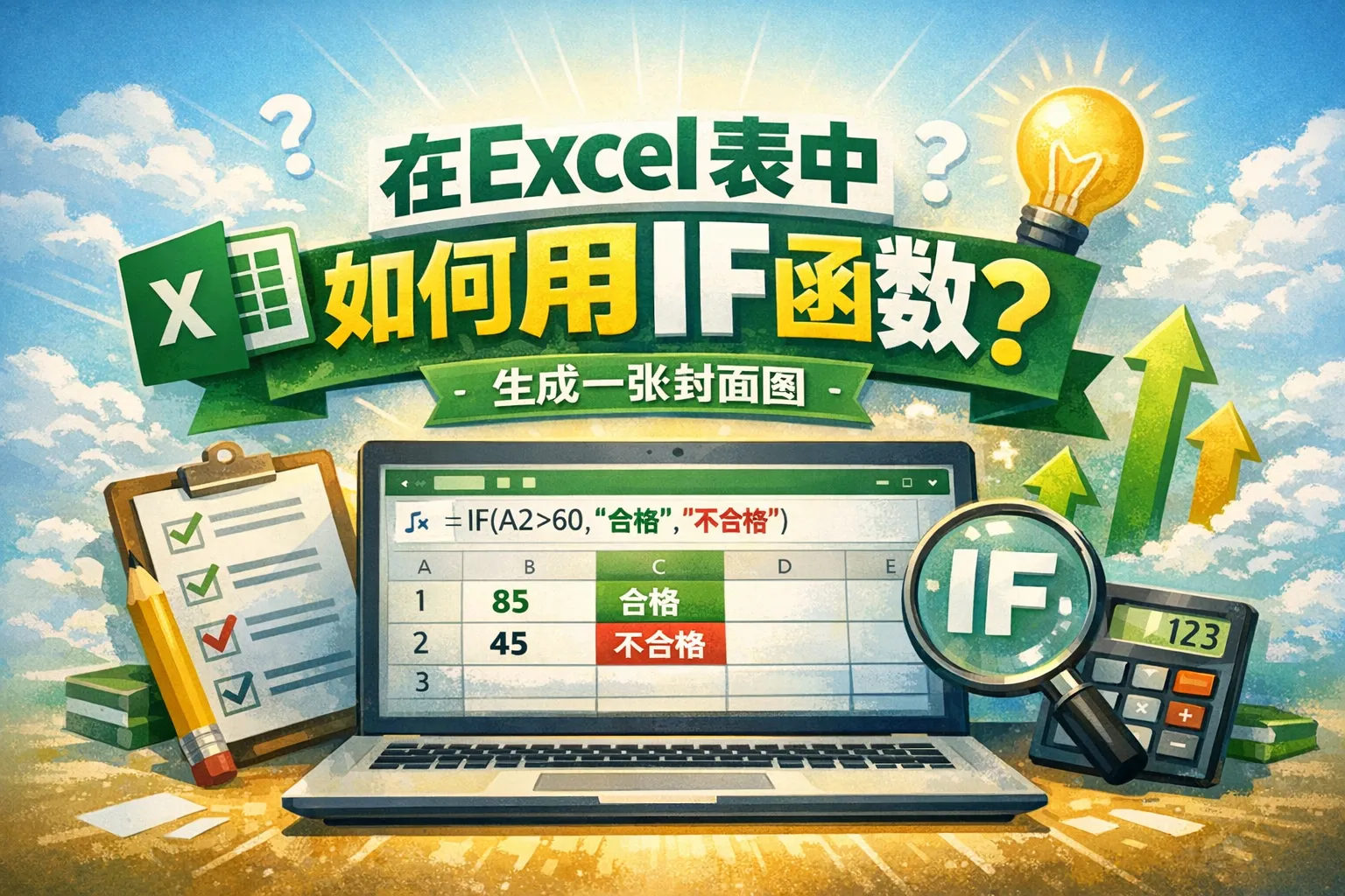 在excel表中如何用if函数