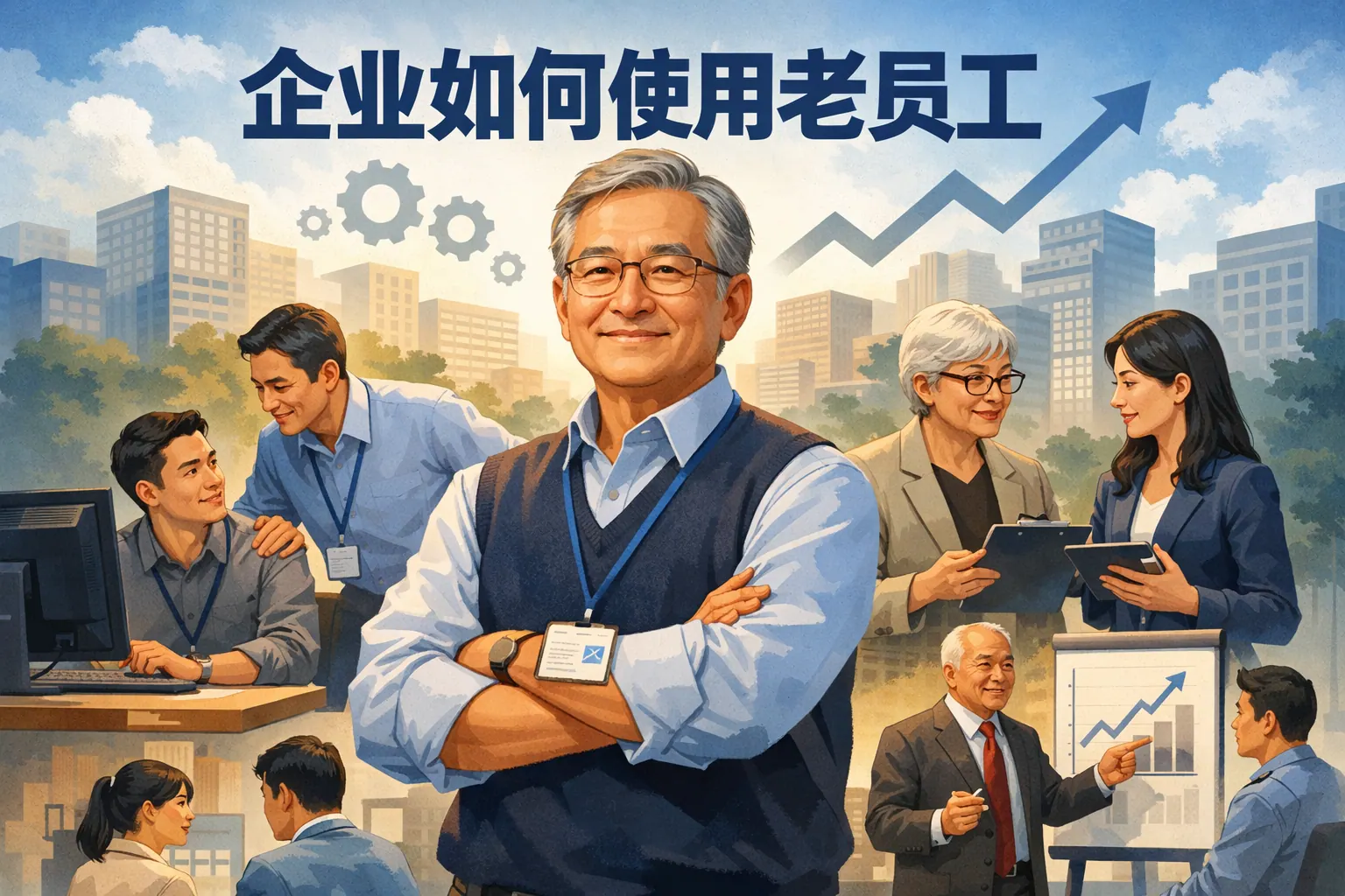 企业如何使用老员工