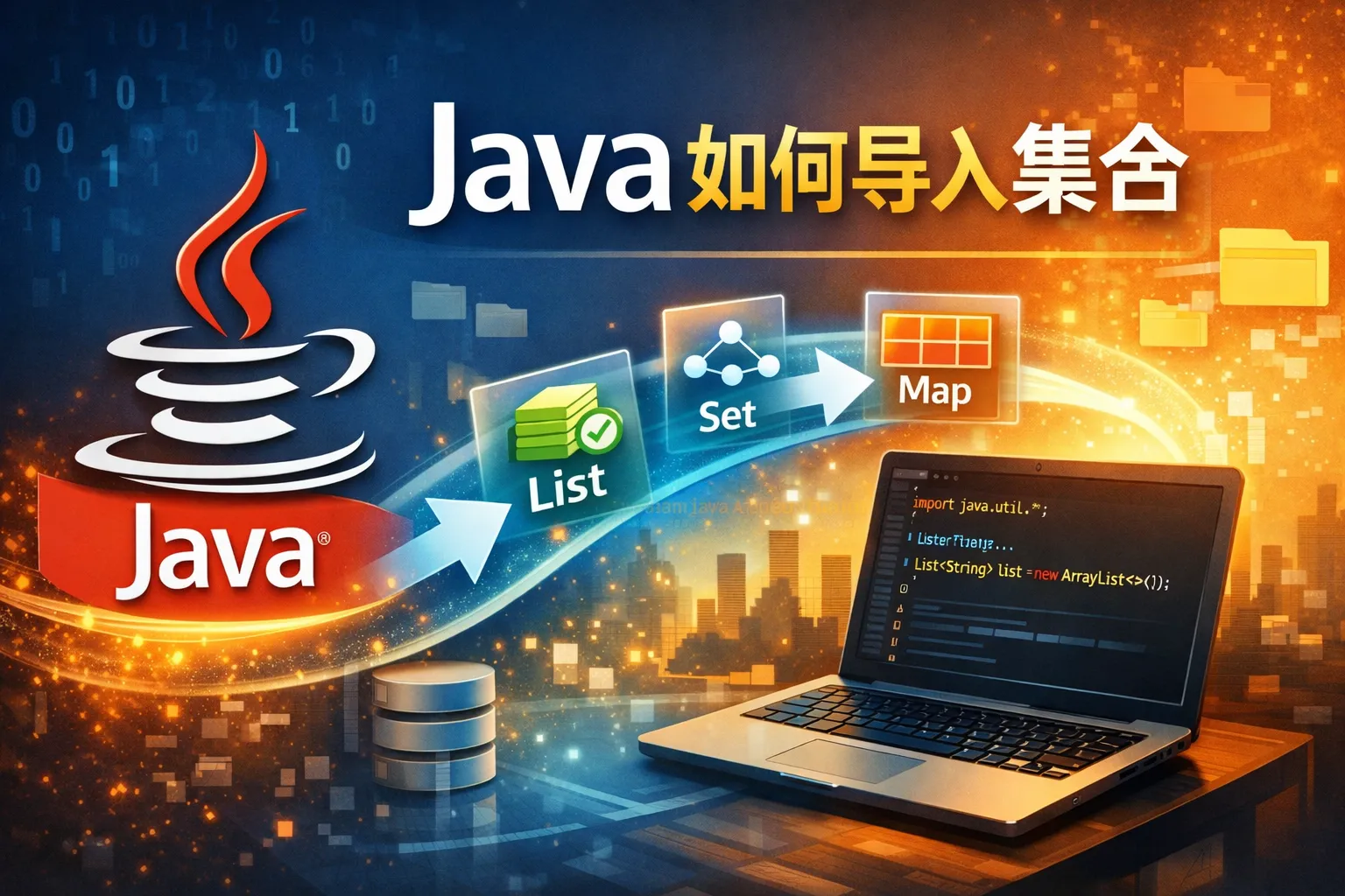 java如何导入集合