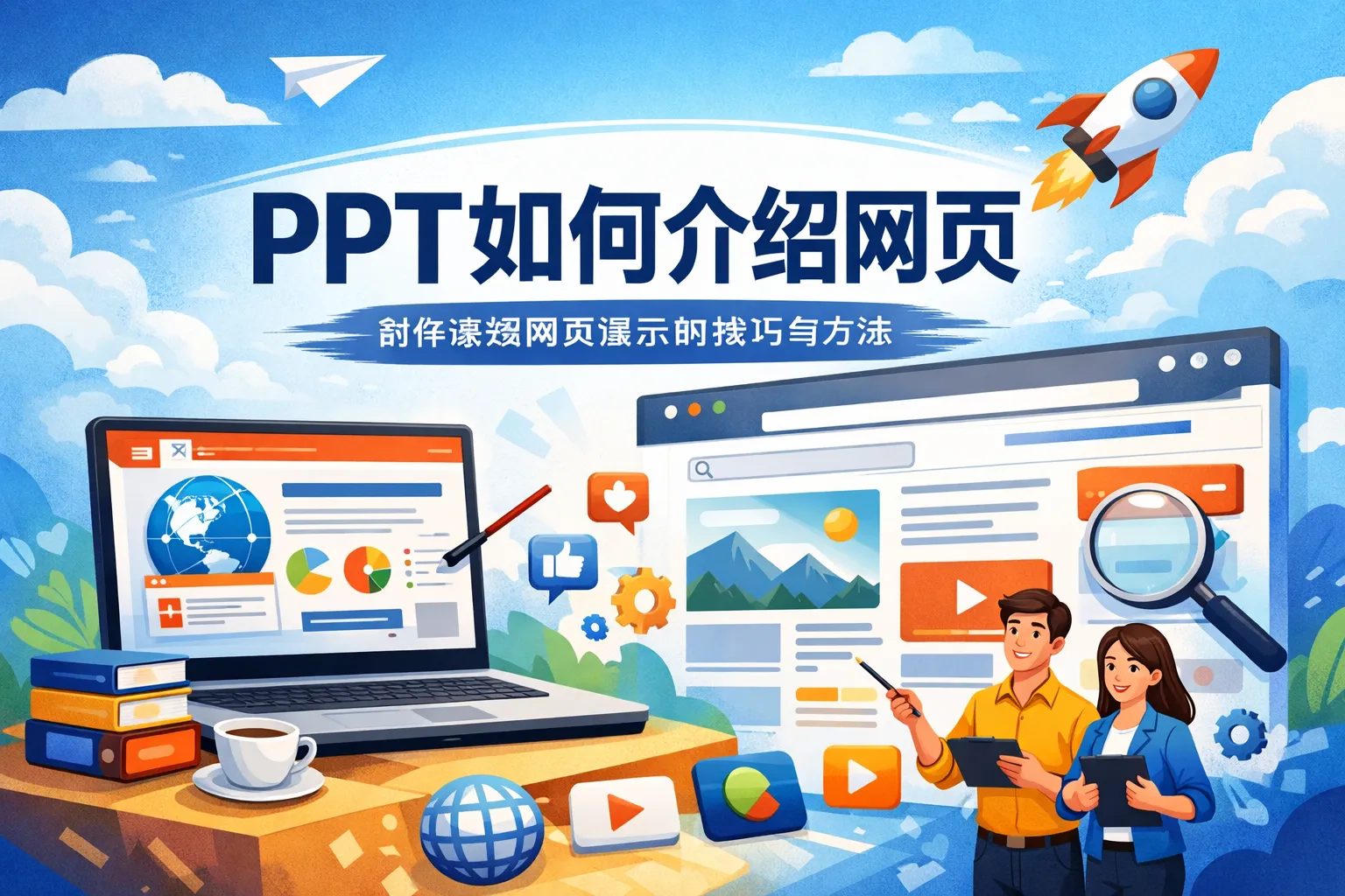 ppt如何介绍网页