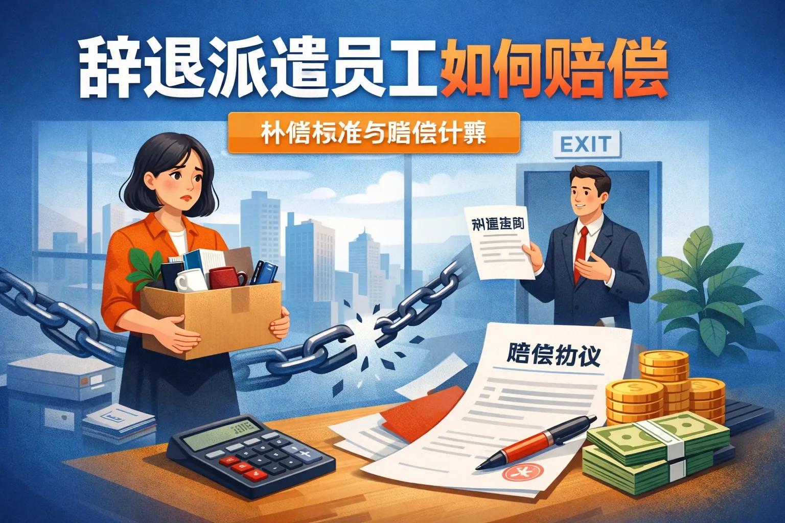 辞退派遣员工如何赔偿