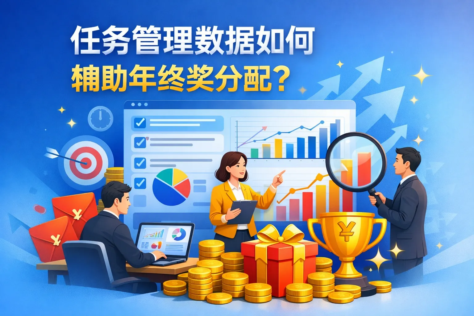任务管理数据如何辅助年终奖分配?