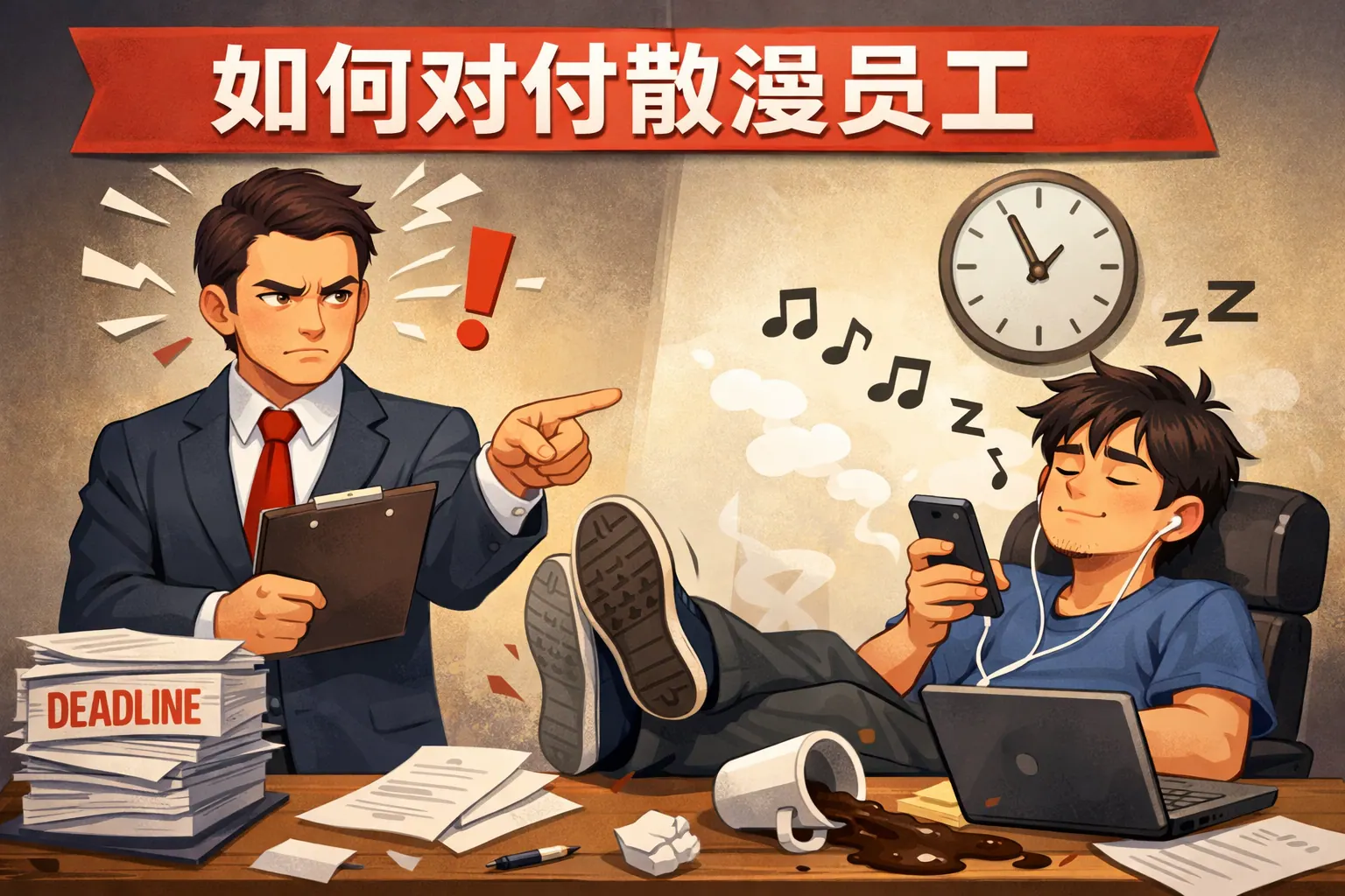 如何对付散漫员工