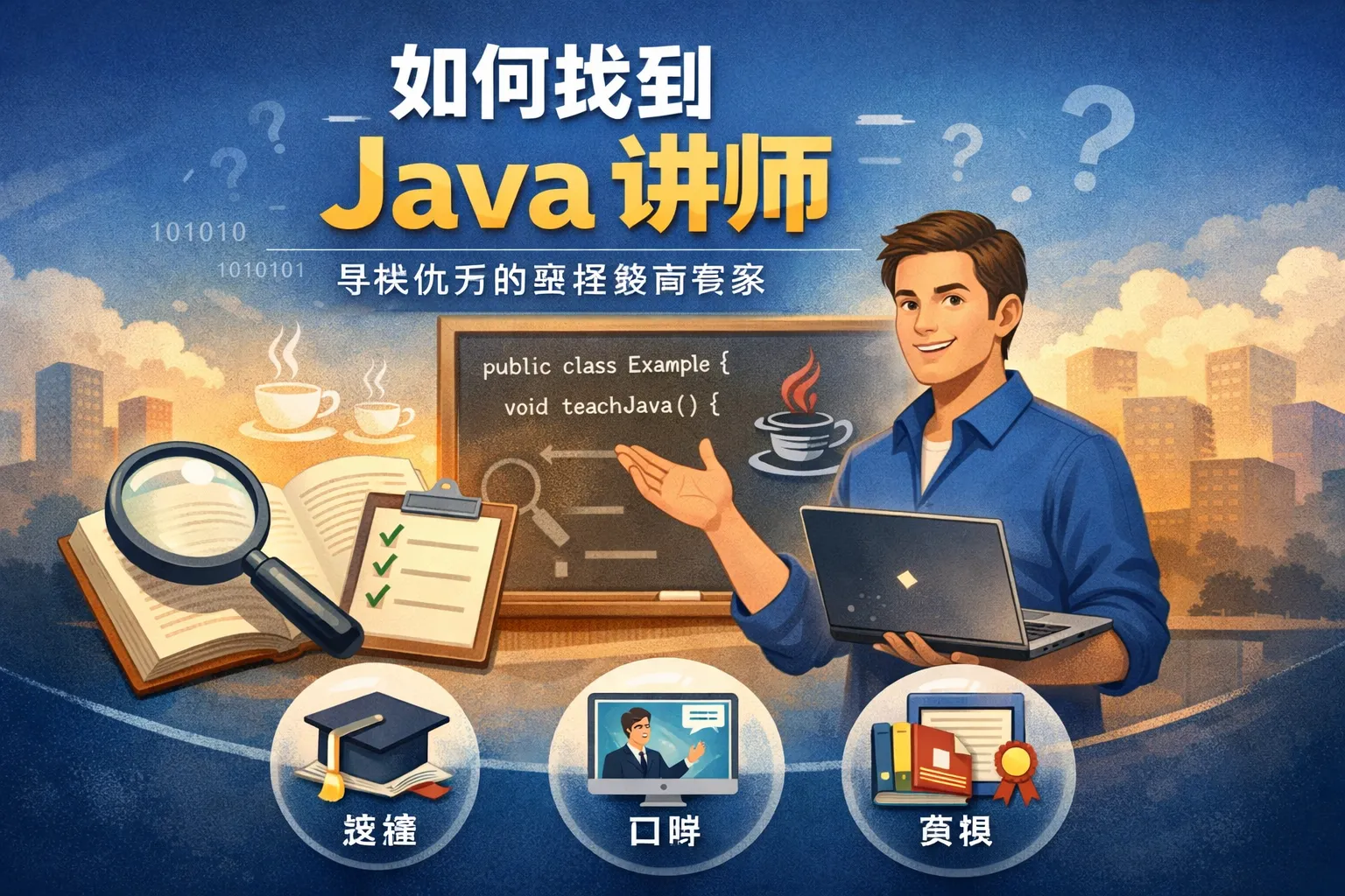 如何找到java讲师