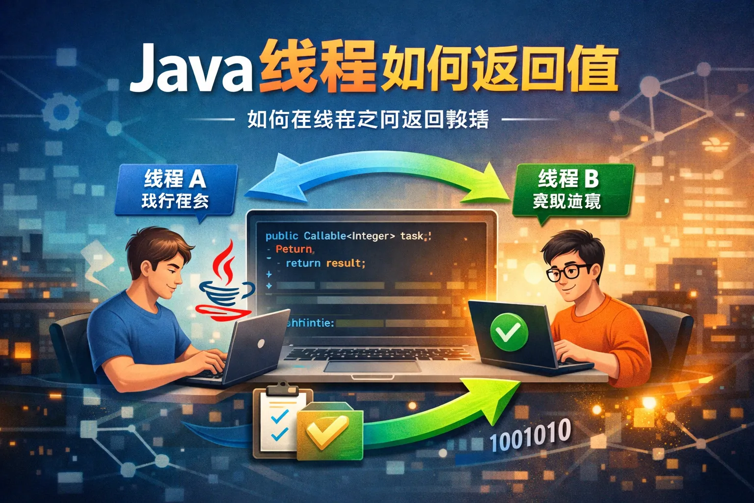 java线程如何返回值