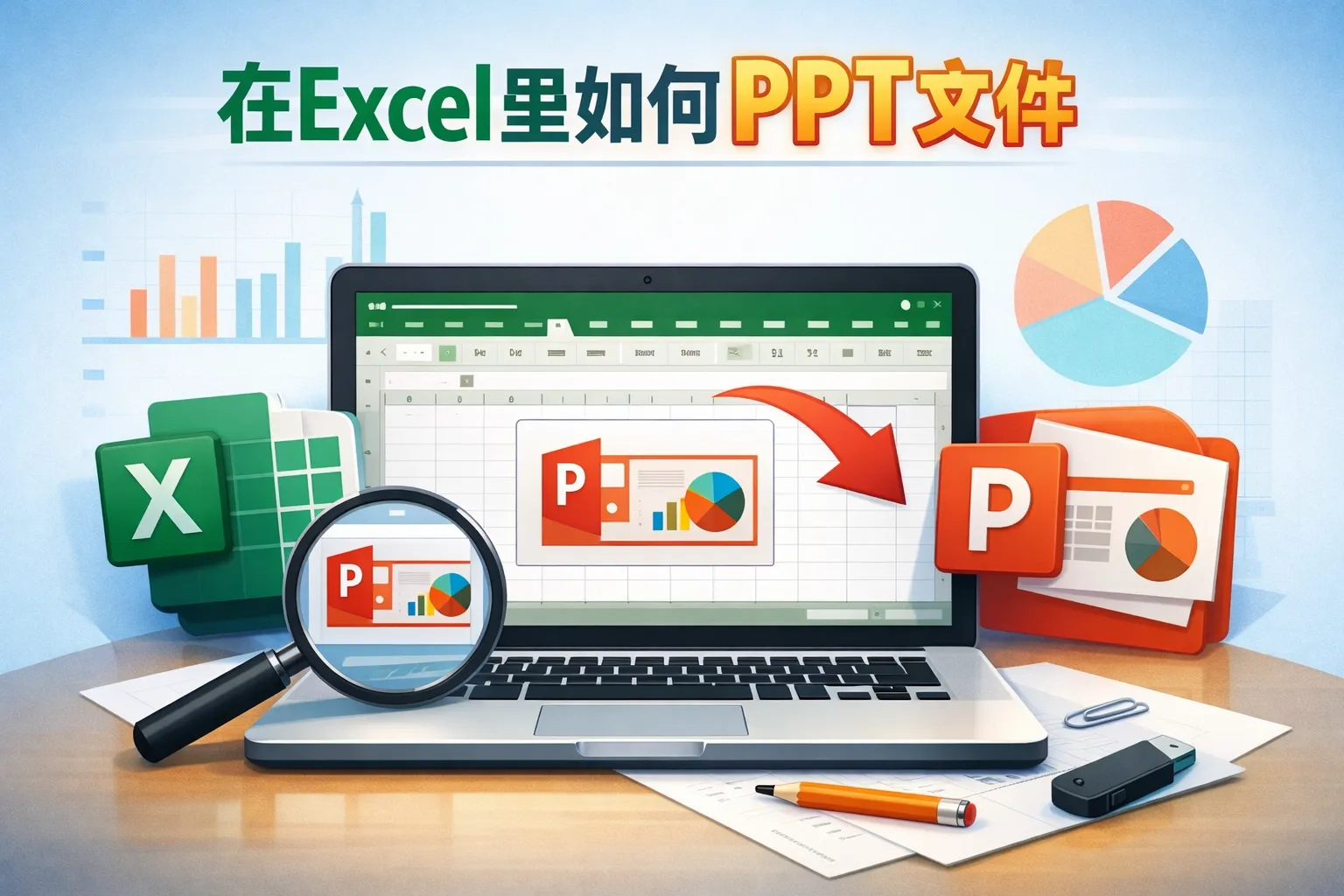 在excel里如何嵌入ppt文件