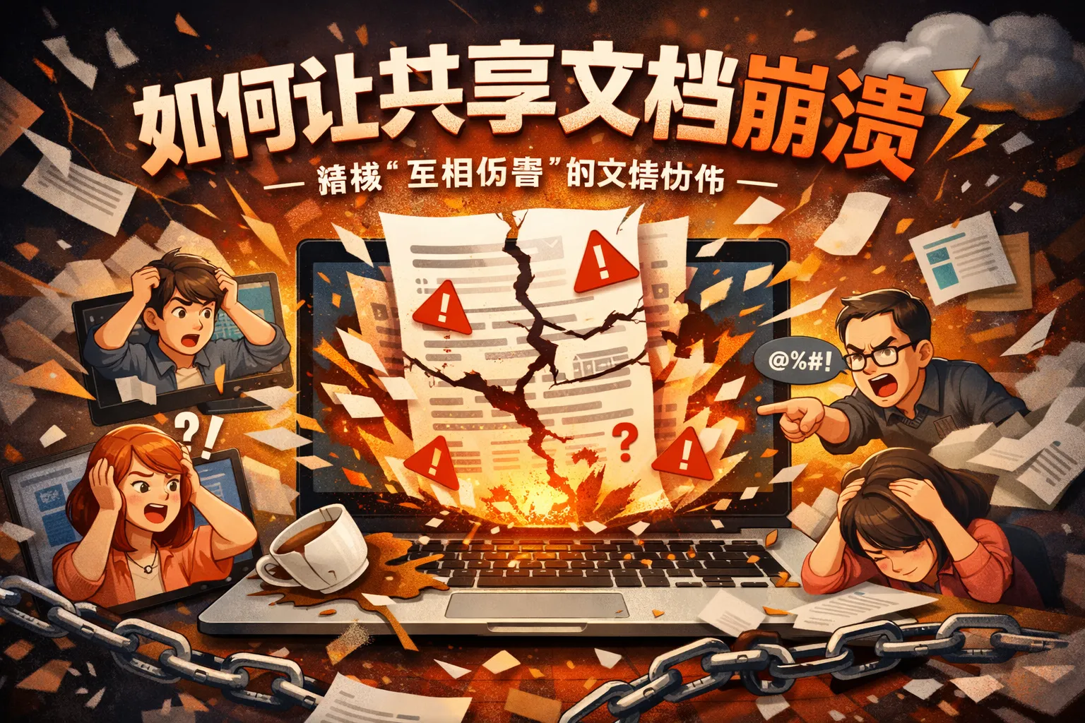 如何让共享文档崩溃