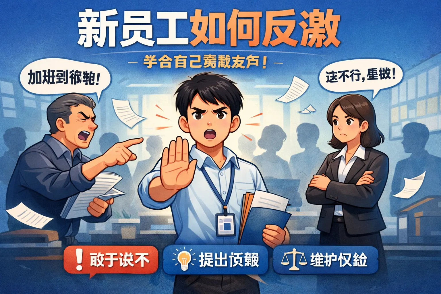 新员工如何反激