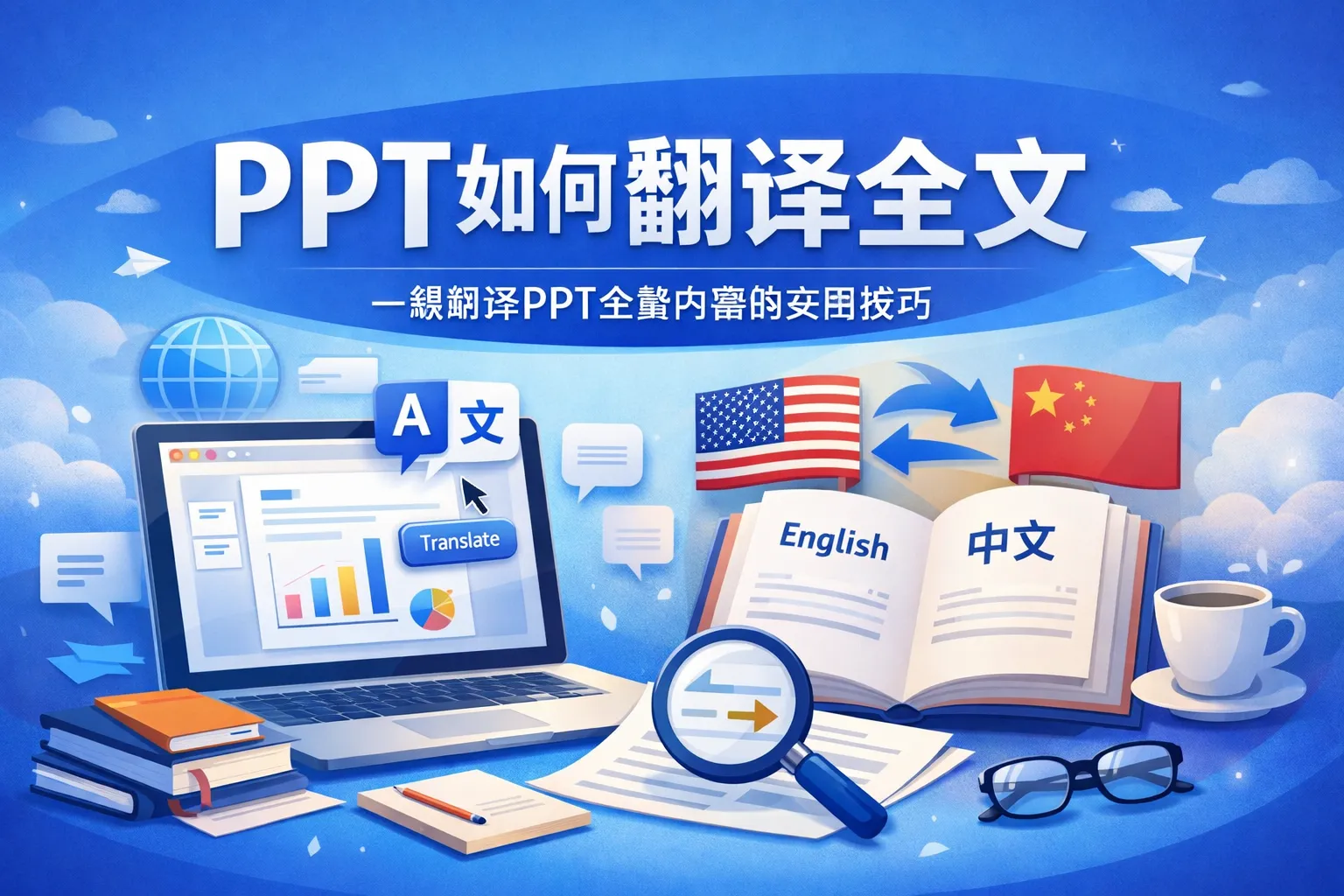 ppt如何翻译全文