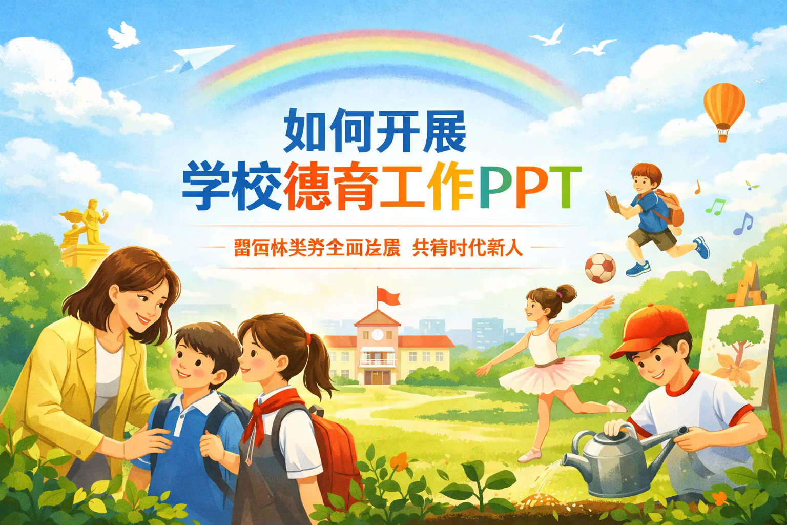 如何开展学校德育工作ppt