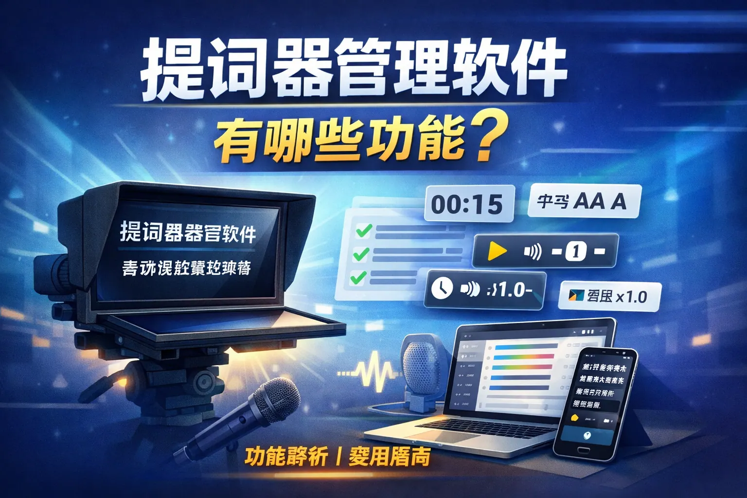 提词器管理软件有哪些功能