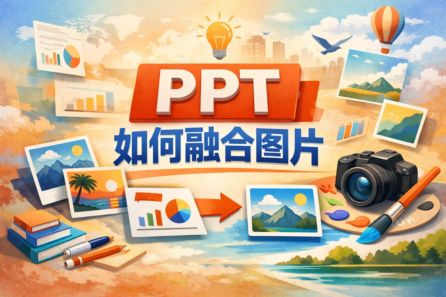 ppt 如何融合图片