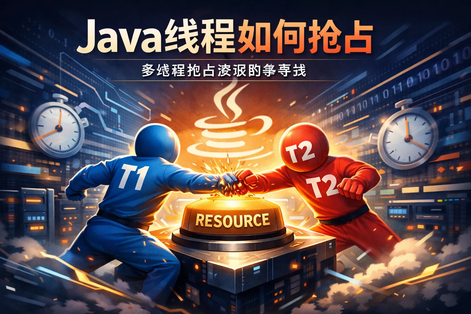 java线程如何抢占