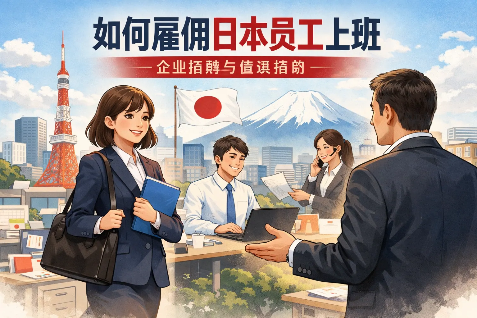 如何雇佣日本员工上班