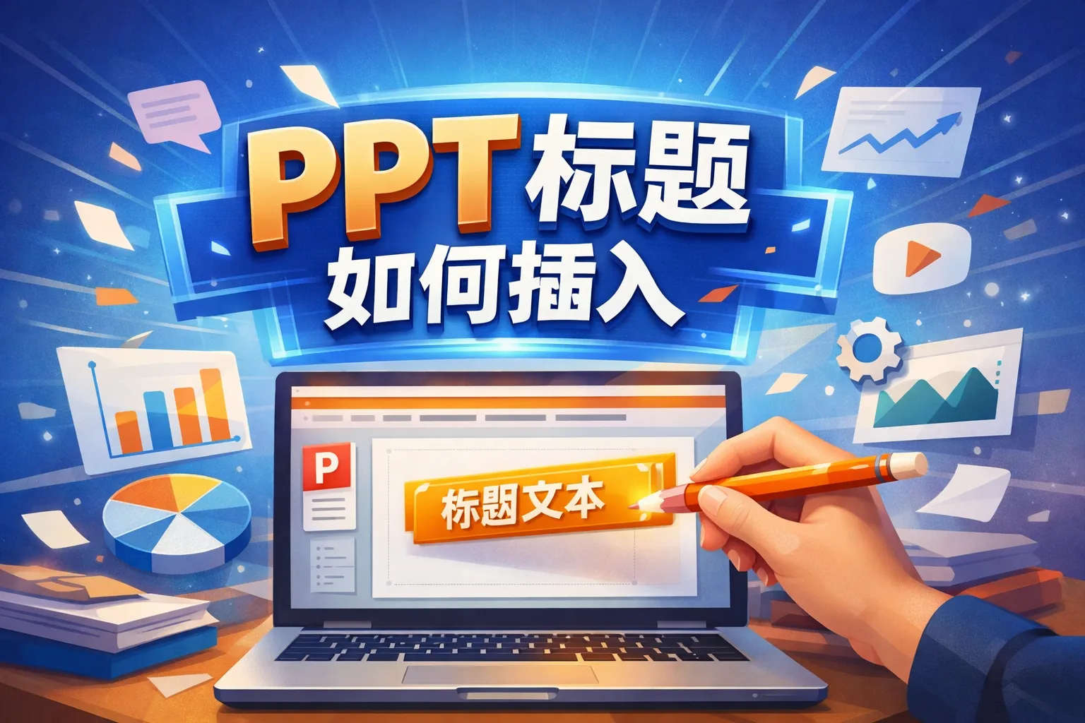 ppt标题如何插入